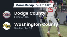 Recap: Dodge County  vs. Washington County  2022