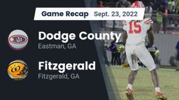 Recap: Dodge County  vs. Fitzgerald  2022