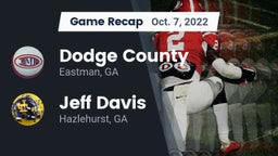 Recap: Dodge County  vs. Jeff Davis  2022