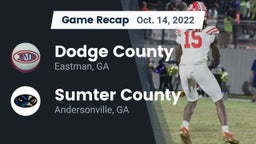 Recap: Dodge County  vs. Sumter County  2022