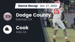 Recap: Dodge County  vs. Cook  2022