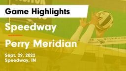Speedway  vs Perry Meridian  Game Highlights - Sept. 29, 2022