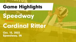 Speedway  vs Cardinal Ritter  Game Highlights - Oct. 15, 2022