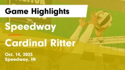 Speedway  vs Cardinal Ritter  Game Highlights - Oct. 14, 2023