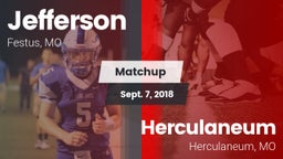 Matchup: Jefferson  vs. Herculaneum  2018