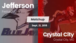 Matchup: Jefferson  vs. Crystal City  2018