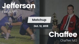 Matchup: Jefferson  vs. Chaffee  2018