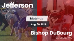 Matchup: Jefferson  vs. Bishop DuBourg  2019