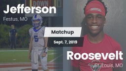 Matchup: Jefferson  vs. Roosevelt 2019