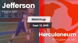 Matchup: Jefferson  vs. Herculaneum  2019