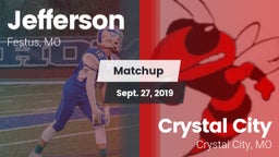 Matchup: Jefferson  vs. Crystal City  2019