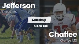 Matchup: Jefferson  vs. Chaffee  2019