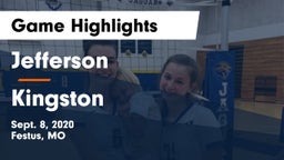 Jefferson  vs Kingston  Game Highlights - Sept. 8, 2020