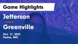 Jefferson  vs Greenville  Game Highlights - Oct. 17, 2023