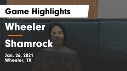 Wheeler  vs Shamrock Game Highlights - Jan. 26, 2021