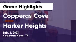 Copperas Cove  vs Harker Heights  Game Highlights - Feb. 3, 2023