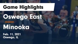 Oswego East  vs Minooka  Game Highlights - Feb. 11, 2021