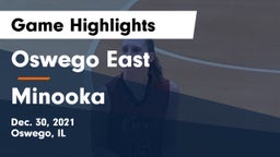 Oswego East  vs Minooka  Game Highlights - Dec. 30, 2021