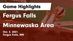 Fergus Falls  vs Minnewaska Area  Game Highlights - Oct. 2, 2021