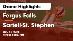 Fergus Falls  vs Sartell-St. Stephen  Game Highlights - Oct. 14, 2021