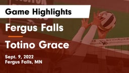 Fergus Falls  vs Totino Grace Game Highlights - Sept. 9, 2022