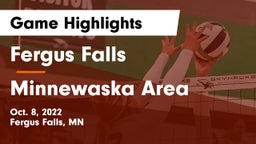 Fergus Falls  vs Minnewaska Area  Game Highlights - Oct. 8, 2022