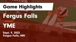 Fergus Falls  vs YME Game Highlights - Sept. 9, 2023