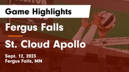 Fergus Falls  vs St. Cloud Apollo  Game Highlights - Sept. 12, 2023