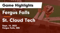 Fergus Falls  vs St. Cloud Tech Game Highlights - Sept. 14, 2023