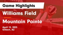 Williams Field  vs Mountain Pointe  Game Highlights - April 13, 2023