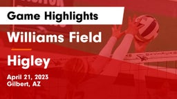 Williams Field  vs Higley  Game Highlights - April 21, 2023