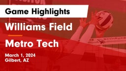 Williams Field  vs Metro Tech  Game Highlights - March 1, 2024