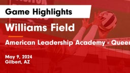 Williams Field  vs American Leadership Academy - Queen Creek Game Highlights - May 9, 2024