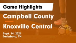 Campbell County  vs Knoxville Central  Game Highlights - Sept. 14, 2021