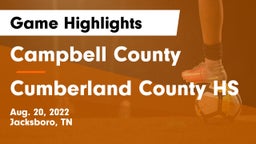 Campbell County  vs Cumberland County HS Game Highlights - Aug. 20, 2022