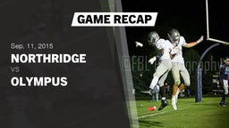 Recap: Northridge  vs. Olympus  2015