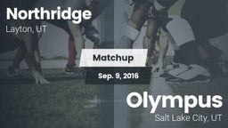 Matchup: Northridge High vs. Olympus  2016