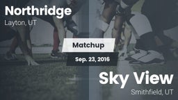 Matchup: Northridge High vs. Sky View  2016