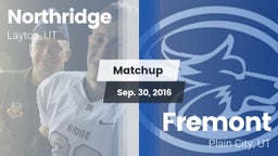 Matchup: Northridge High vs. Fremont  2015