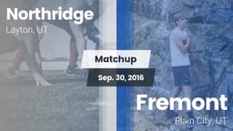 Matchup: Northridge High vs. Fremont  2016