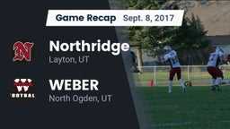 Recap: Northridge  vs. WEBER  2017