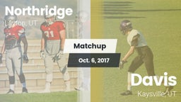 Matchup: Northridge High vs. Davis  2017