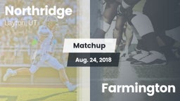 Matchup: Northridge High vs. Farmington  2018