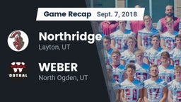 Recap: Northridge  vs. WEBER  2018