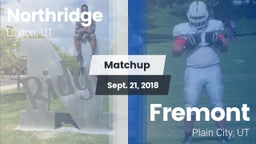 Matchup: Northridge High vs. Fremont  2018