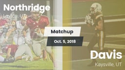 Matchup: Northridge High vs. Davis  2018