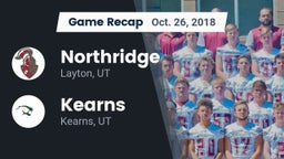 Recap: Northridge  vs. Kearns  2018