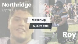 Matchup: Northridge High vs. Roy  2019