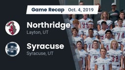 Recap: Northridge  vs. Syracuse  2019