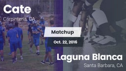 Matchup: Cate  vs. Laguna Blanca  2016